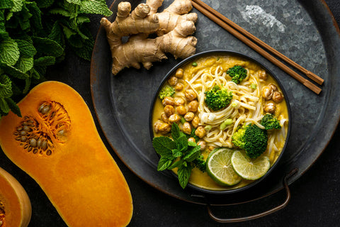 Laksa Pumpkin Noodle Soup