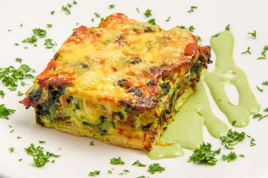 Mumbai Curry Zucchini Vegetable Slice