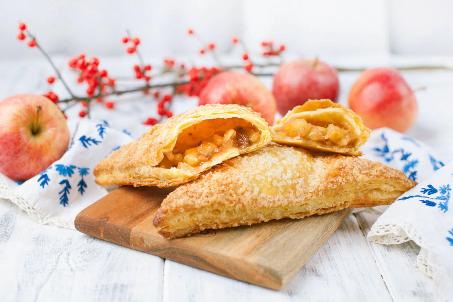 Sweet Dukkah Apple Triangles